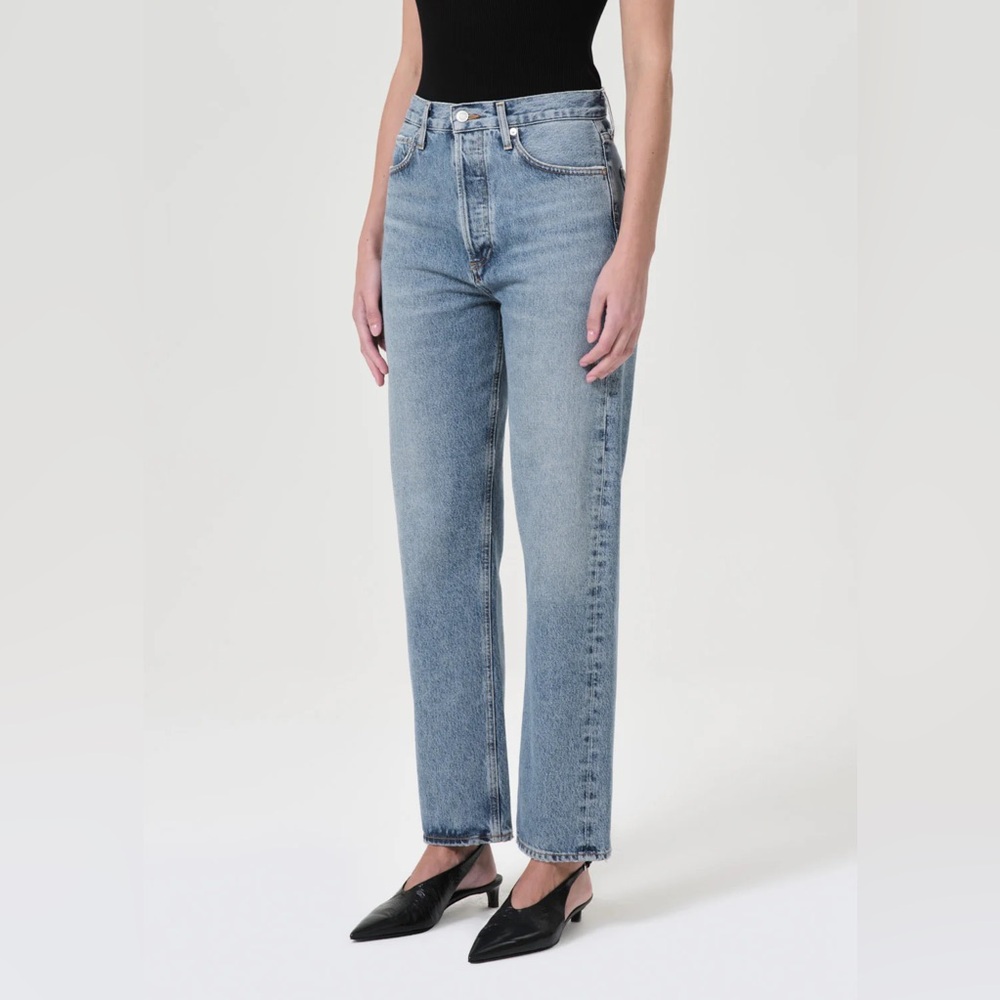 Agolde 90’s Pinch Waist High Rise Straight in Navigate size 25 - Picture 4 of 9